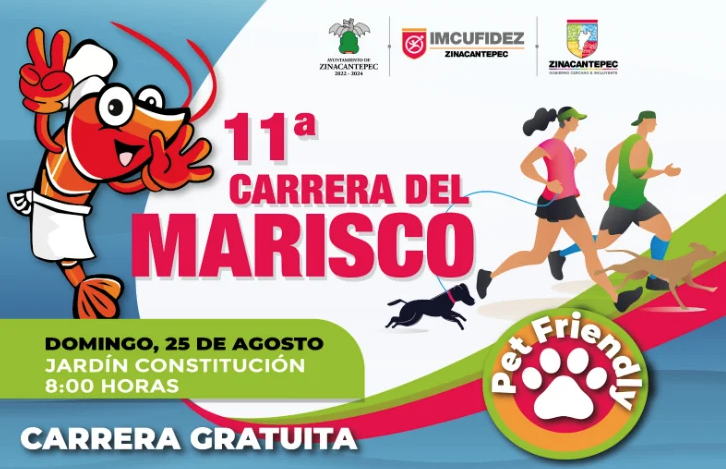 Carrera atlética en #Zinacantepec.
Marisco el último en llegar.