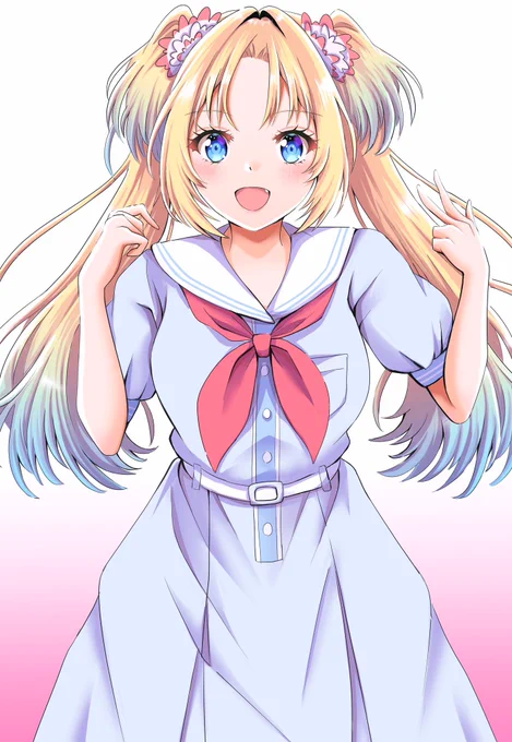 夏服瑠璃ちゃん#蓮ノ空美術部 