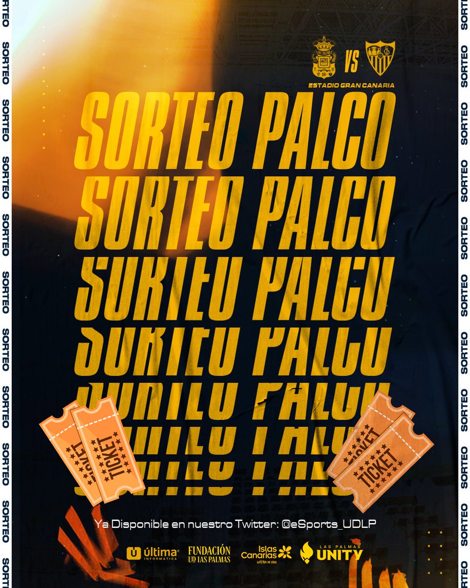 Las Palmas Unity 🔥 (@esports_udlp) on Twitter photo 🚨¡Vuelve LaLiga y vuelven nuestros sorteos!
Sigue los pasos y participa:
1️⃣RT + Like 🔃❤️
2️⃣Sigue a
<a href="/eSports_UDLP/">Las Palmas Unity 🔥</a>
3️⃣Deja un comentario nombrando a tu acompañante.
⏳El plazo para participar finalizará mañana a las 13:00 h.c y ese mismo día anunciaremos el ganador. 🚨¡Vuelve LaLiga y vuelven nuestros sorteos!
Sigue los pasos y participa:
1️⃣RT + Like 🔃❤️
2️⃣Sigue a
<a href="/eSports_UDLP/">Las Palmas Unity 🔥</a>
3️⃣Deja un comentario nombrando a tu acompañante.
⏳El plazo para participar finalizará mañana a las 13:00 h.c y ese mismo día anunciaremos el ganador.