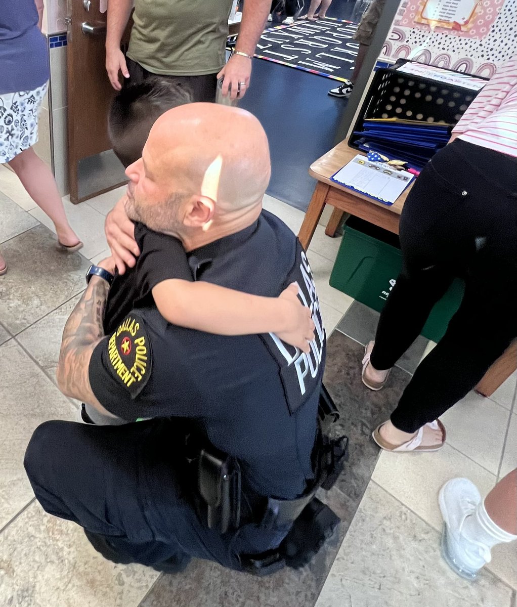 Last year we lost one of our <a href="/DallasPD/">Dallas Police Dept</a> brothers. At times we lose sight of the fact that besides the incredible work our people do, that they are sons, daughters, fathers and mothers. When we talk about family, those are not just words. It was an honor to take Senior Corporal
