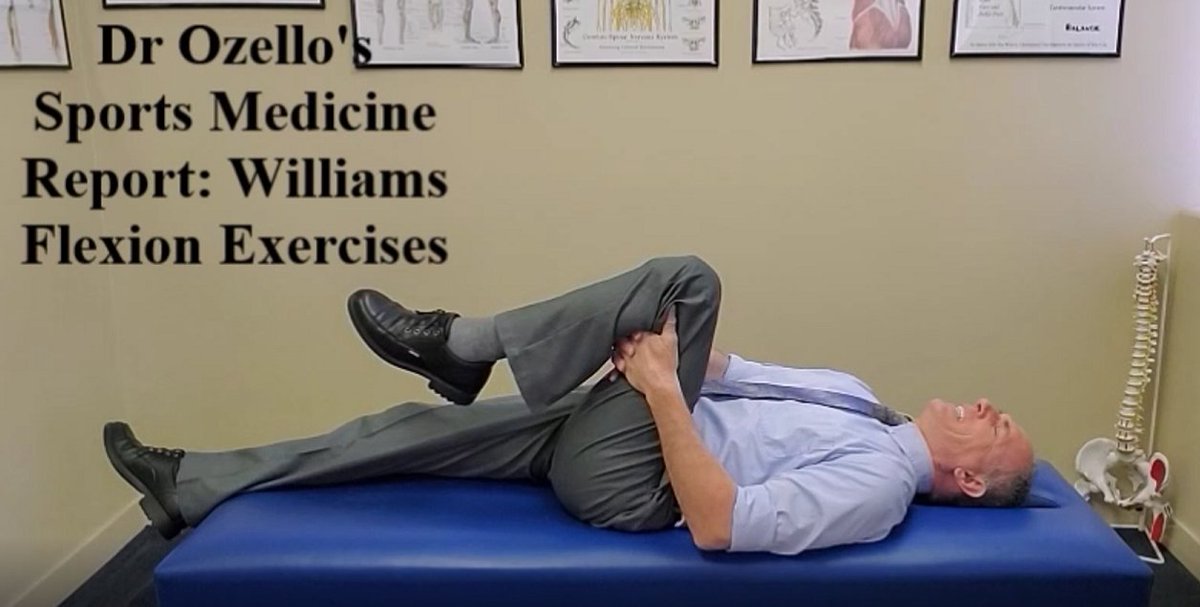drdozellodc's tweet photo. Williams Flexion Exercises for Low Back Pain
Dr Donald A Ozello DC of Championship Chiropractic
#vegas #chiropractor #chiropractic #sportsmedicine #lowbackpain #lowerbackpain #lumbarspine https://t.co/LCdGHNYKUd https://t.co/sRoB2JNVJI