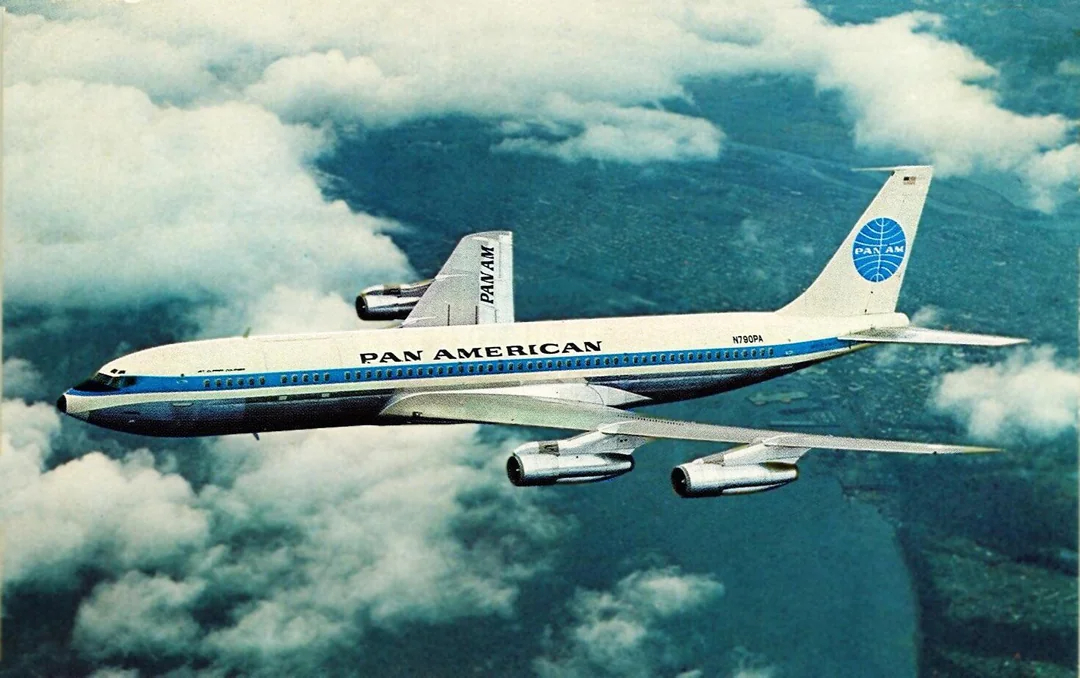 DjsAviation's tweet photo. The first Boeing 707 was delivered to Pan Am ON THIS DAY in 1958 https://t.co/jvSMPwdJDr