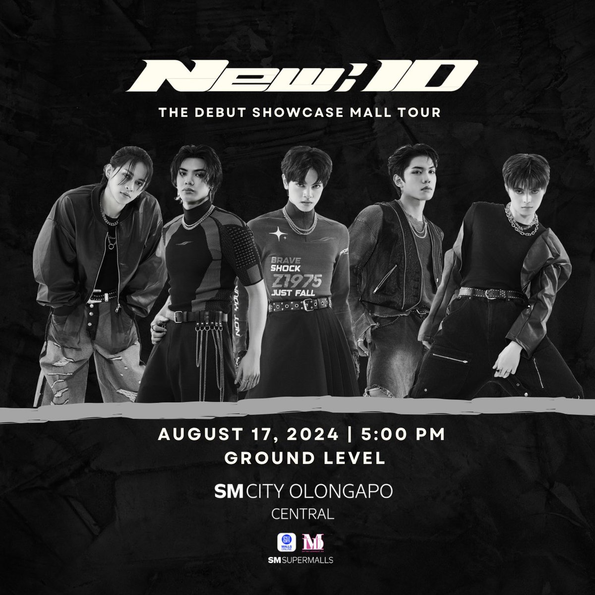 official_newID's tweet photo. [📣] New:ID “THE DEBUT SHOWCASE MALL TOUR”

August 16, 2024, | 5 PM 
📍SM CENTER LEMERY 
August 17, 2024, | 5 PM 
📍SM CITY OLONGAPO CENTRAL 

#New_ID #뉴이드 https://t.co/hqlk8wDiqf