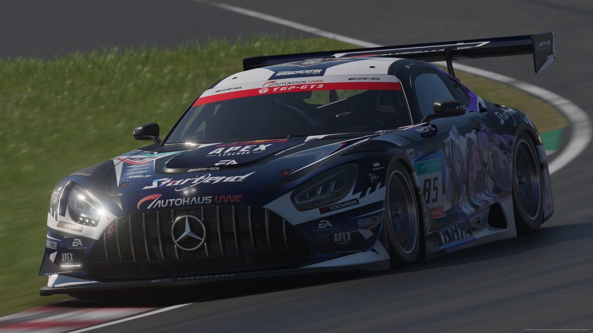 ARG_eMS's tweet photo. [ #TGP_GT3 ] Rd.1 results
No.22 12→6
No.85 7→7
サトゥーが予選でまさかの4脱によりタイム抹消になるも、怒涛の追い上げで3位でゴールするが、ピット作業違反等のペナルティで6位に。
かいもちひは中団で好走するも、こちらもピット作業違反があり、予選と同じ7位でレースを終える。
 #Go_ARG https://t.co/Ycmty8pgK3