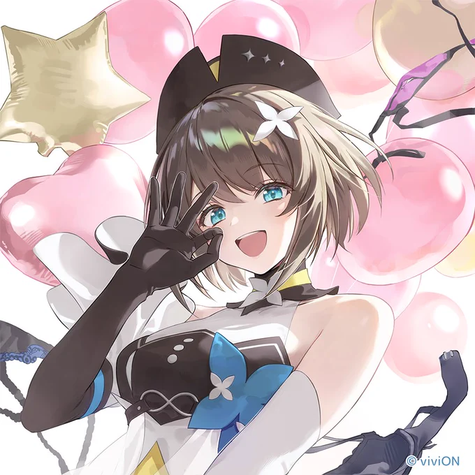 栗駒こまるさんの活動3周年記念ボイスイラストを担当せていただきました!#栗駒こまる #あおぎり高校 