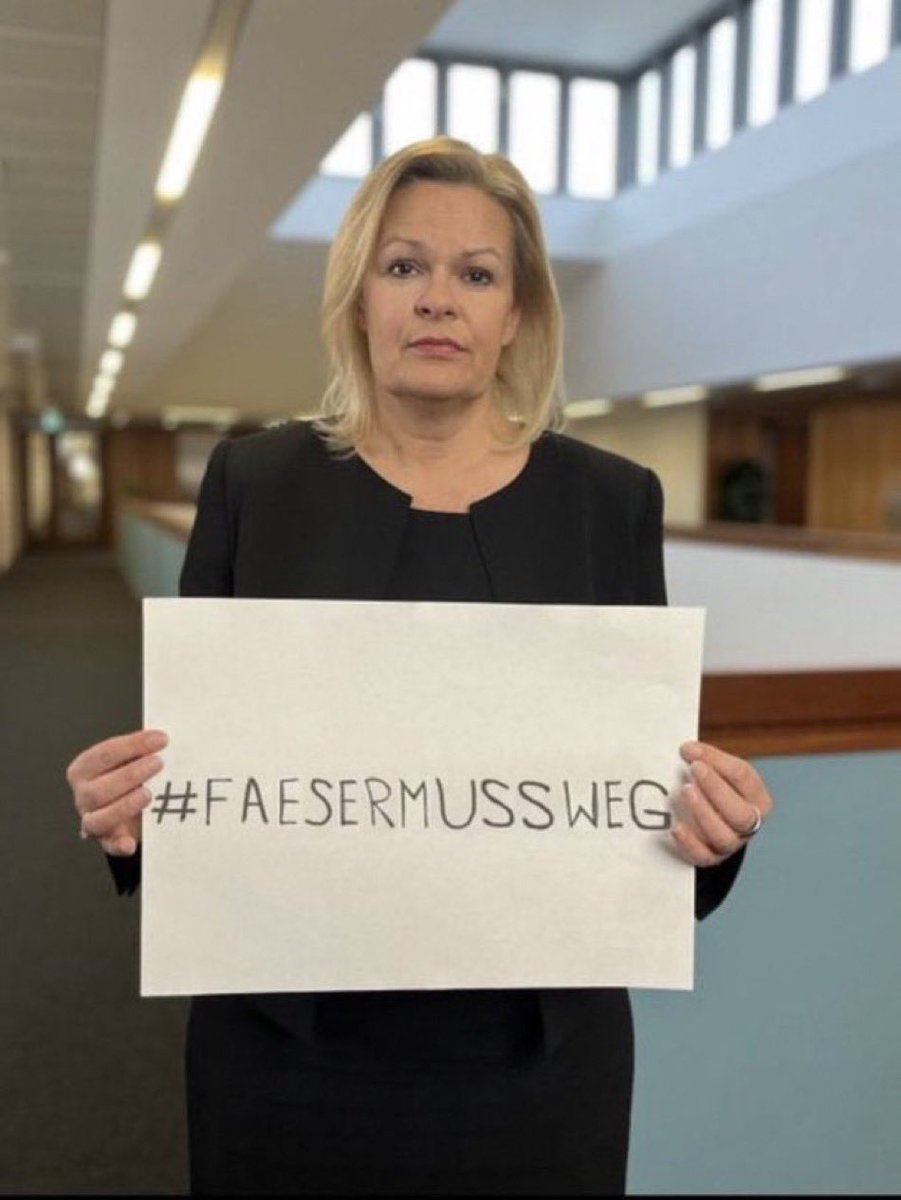 babymohouseman's tweet image. Deutschland muss endlich Entnancyfiziert werden. 

#FaeserRücktritt