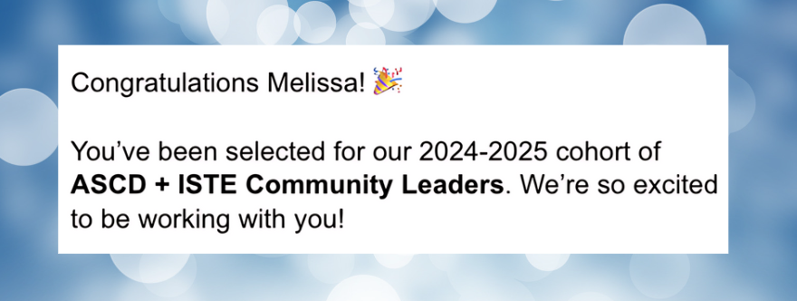 DrDandyWalker's tweet image. Soooo very excited to join my incredible @APSInstructTech DLS teammates, @apsitjen &amp;amp; @APSITKrynica, as ASCD + ISTE Community Leaders for the 2024-2025 school year! 

Ready to make a difference together! @ISTEcommunity @ISTEofficial @ISTEcommunity #APSITinspires