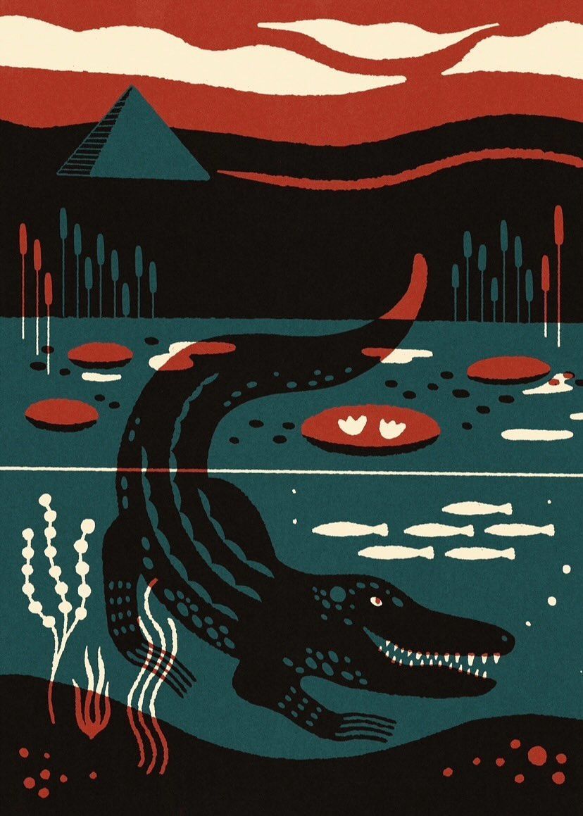 goodkidtweets's tweet image. Sobek - an ancient Egyptian deity aka Lord of the Crocodiles 🐊 by Becky Mann

buff.ly/49ZBTbD

#nonfiction #kidsnonfiction #nonfictionforkids #childrensillustration #childrensillustrator #nonfictionart #childrens_illustration #crocodile #sobek #egypt #ancientegypt