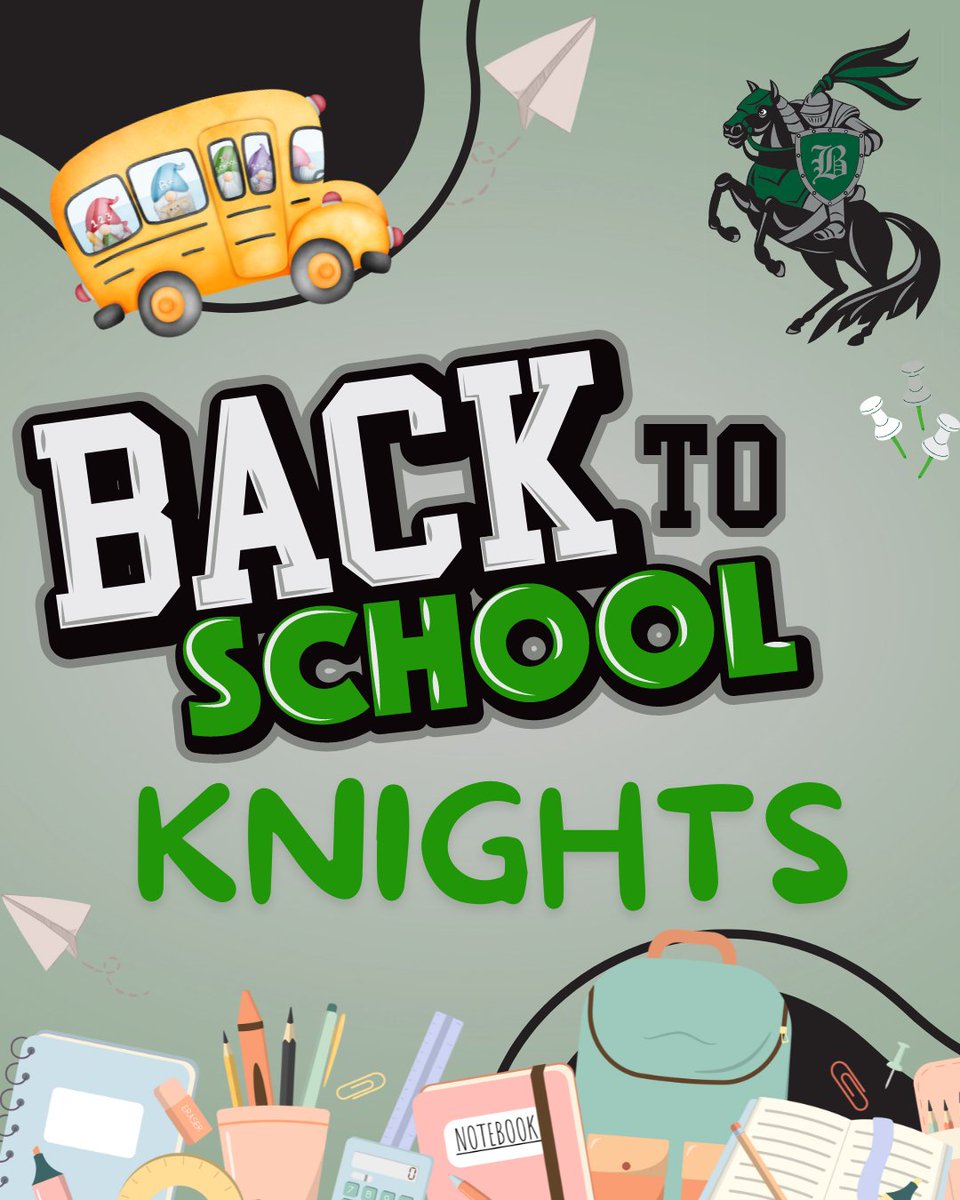 Welcome Back to School Knights!