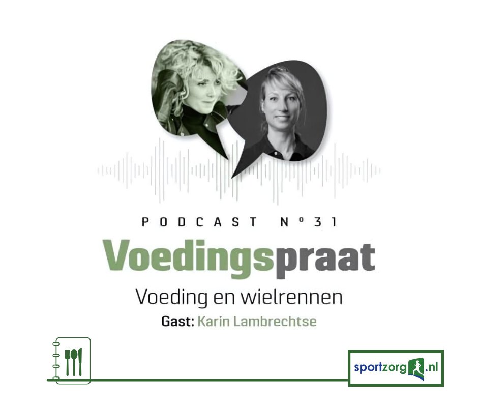 "Voeding is onderdeel van de performance", volgens sportdiëtist Karin Lambrechtse. Luister daarom naar deze aflevering van Voedingspraat over voeding bij Wielrennen en kom te weten hoe ze de voeding aanpakken. bit.ly/4cjzYQw

#voedingspraat #wielrennen #voeding