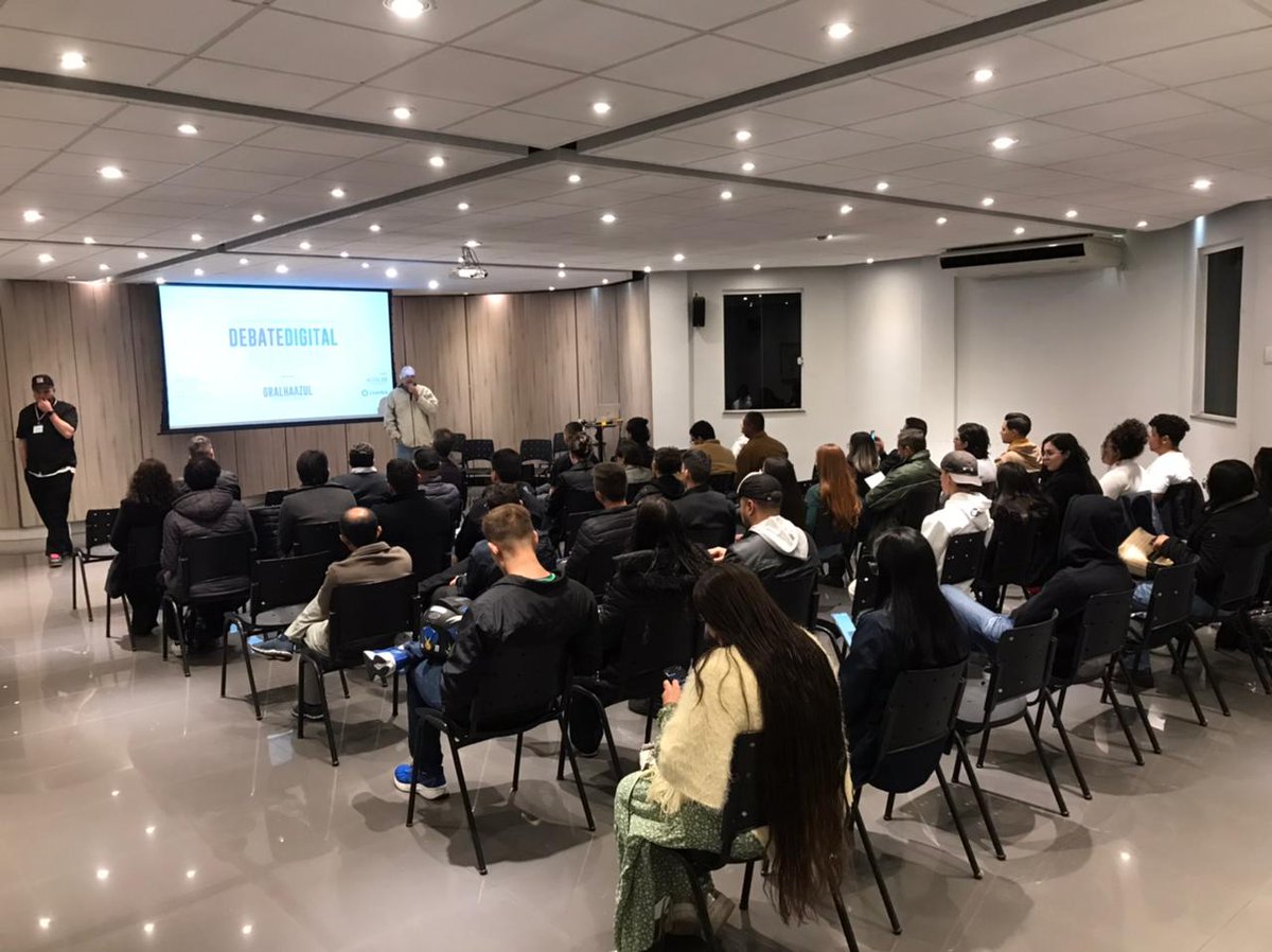 i3arba's tweet photo. Hello everyone!

Friday we had the "Debate Digital - Blockchain" event in Telêmaco Borba / PR and it was a big success. Who would imagine that Telêmaco Borba, a small countryside city would show up big? https://t.co/19Wq8DVj8c