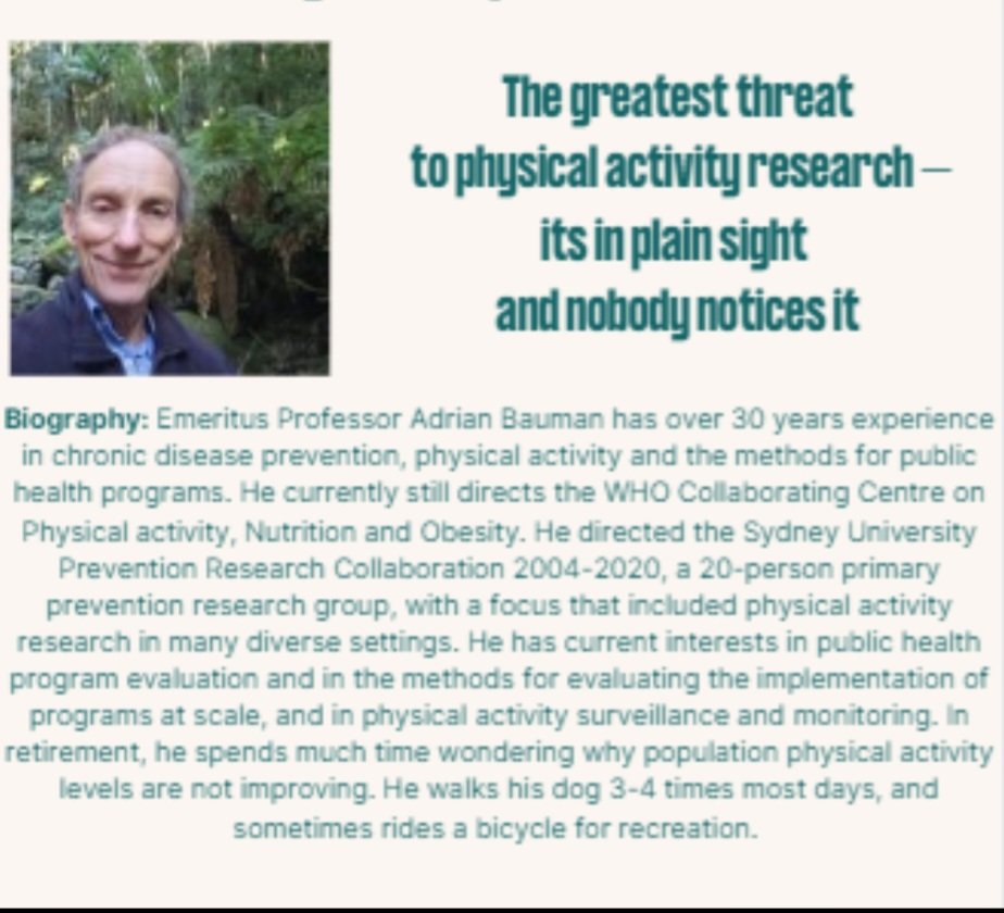Physical Activity for Health Research Centre @UL (@pafh_ul) on Twitter photo Join us for the upcoming PAfH seminar with Professor Adrian Bauman from University of Sydney, 26th August @1pm, PESS <a href="/CatherineBWoods/">Catherine Woods</a> <a href="/HRI_UL/">Health Research Institute</a> <a href="/PessLimerick/">PESS @ UL</a> <a href="/DrBPCarson/">Brian Carson</a> <a href="/BrendanOK_/">Brendan O'Keeffe</a> <a href="/ElaineMurtagh/">Elaine Murtagh</a> <a href="/ajamesgreen/">James Green 🇳🇿 🇮🇪 @ajamesgreen@mastodon.social</a> <a href="/GrainneHayes89/">Grainne Hayes</a> <a href="/mph8/">Dr. Matthew P. Herring, PhD, FACSM</a> Join us for the upcoming PAfH seminar with Professor Adrian Bauman from University of Sydney, 26th August @1pm, PESS <a href="/CatherineBWoods/">Catherine Woods</a> <a href="/HRI_UL/">Health Research Institute</a> <a href="/PessLimerick/">PESS @ UL</a> <a href="/DrBPCarson/">Brian Carson</a> <a href="/BrendanOK_/">Brendan O'Keeffe</a> <a href="/ElaineMurtagh/">Elaine Murtagh</a> <a href="/ajamesgreen/">James Green 🇳🇿 🇮🇪 @ajamesgreen@mastodon.social</a> <a href="/GrainneHayes89/">Grainne Hayes</a> <a href="/mph8/">Dr. Matthew P. Herring, PhD, FACSM</a>