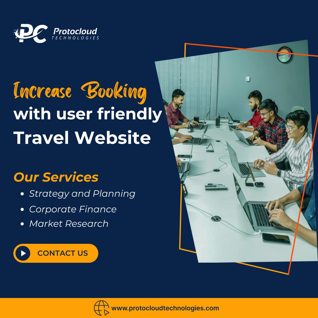 protocloud_tech's tweet image. "Increase your travel business by enhancing your website's user experience! "

-With easy navigation and a seamless booking process, your customers can effortlessly plan their trips.

#TravelWebsite #IncreaseBookings #UserFriendlyDesign #ProtocloudTechnologies