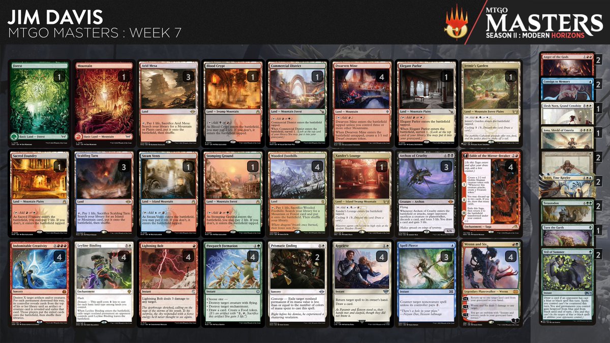 JimDavisMTG's tweet image. Busy day!

First #BronzeToMythic, and then playing #MTGOMasters where Nadu is once again banned!

Starting Rank: 💿 Platinum 4
Episodes: 📺 7+

twitch.tv/JimDavisMTG