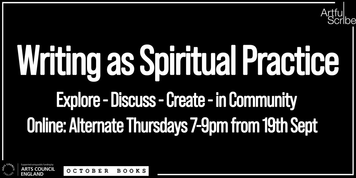 How to talk about, and write about, that which is beyond language? What bring us closer to wholeness? Towards recognising who we truly are, when all  constructs are stripped away?

eventbrite.co.uk/e/writing-as-s…