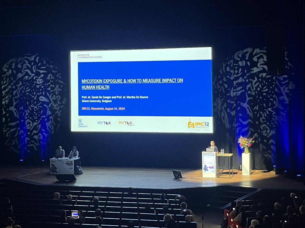 Neriman Yilmaz 🧫🔬🧬 (@nerimanyilmaz82) on Twitter photo Just attended an incredible keynote by <a href="/saeger_sarah/">Sarah De Saeger</a> <a href="/ResearchUGent/">Ghent University Research</a> <a href="/MYTOX_SOUTH/">MYTOX-SOUTH</a> at #IMC12 on #mycotoxins. She revealed fresh results from human biomonitoring studies, showing how frequently these toxins are detected. <a href="/IMC12NL/">12th International Mycological Congress (IMC12)</a> Just attended an incredible keynote by <a href="/saeger_sarah/">Sarah De Saeger</a> <a href="/ResearchUGent/">Ghent University Research</a> <a href="/MYTOX_SOUTH/">MYTOX-SOUTH</a> at #IMC12 on #mycotoxins. She revealed fresh results from human biomonitoring studies, showing how frequently these toxins are detected. <a href="/IMC12NL/">12th International Mycological Congress (IMC12)</a>