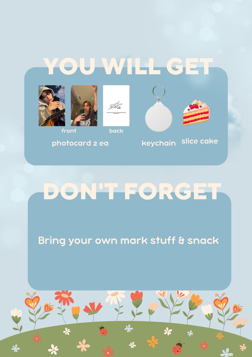 Hii Markf 

You're invited to join us for the "Picnic Date with markf" at Hutan Kota GBK, let's join with us and having fun together 

🗓️ : Sunday, 25th agustus 2024
⏰ : 15.00 - End
📍 : Hutan Kota GBK 
💸 : 25k

RSVP : forms.gle/jA1XMKgky6bnVL…

❗LIMITED SLOT ❗