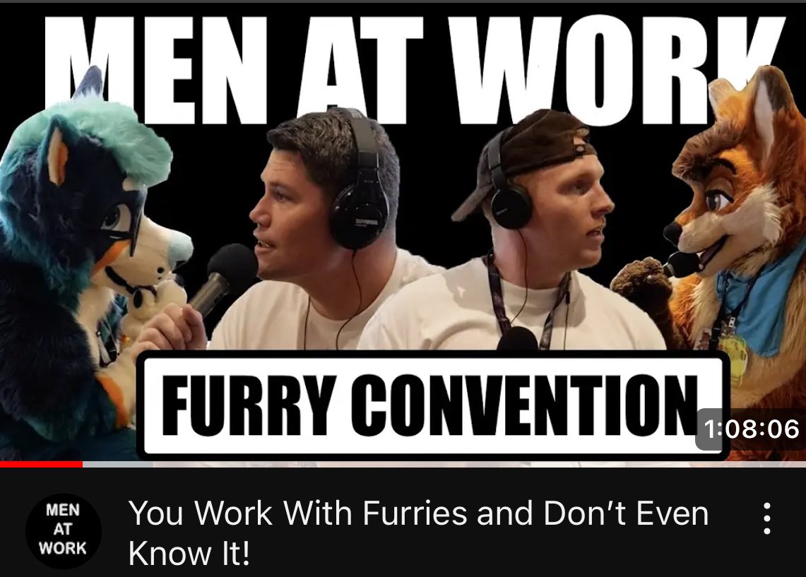 Furry Convention 
youtu.be/nFkPehBzTwo?si…