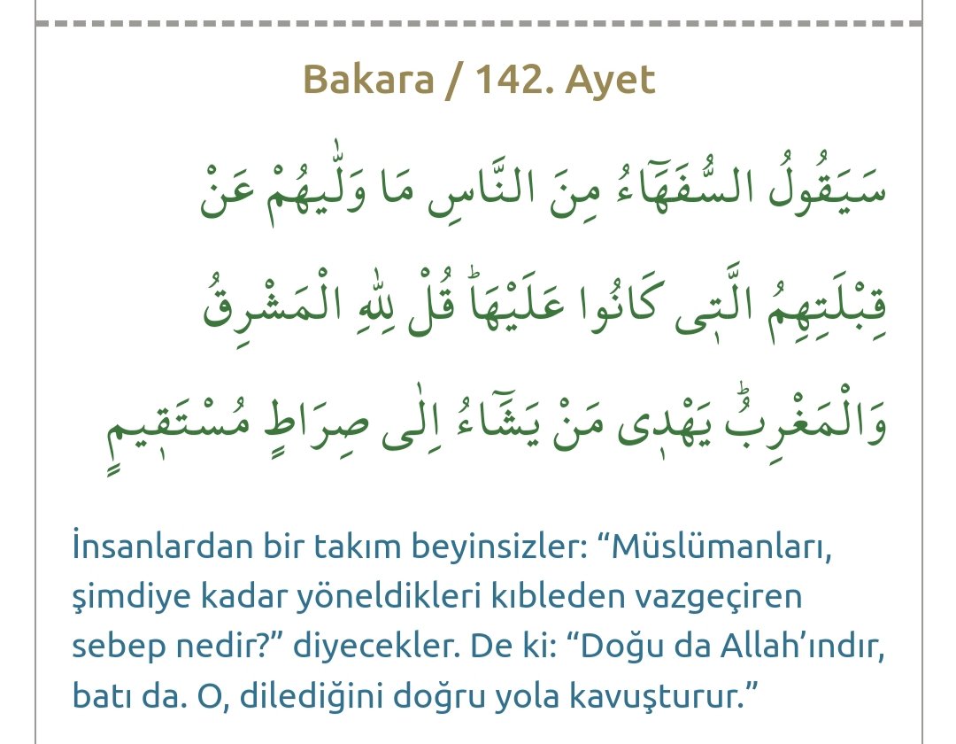 Allah, Soru Soran Kullarına Neden "Birtakım Beyinsizler" Diye Hakaret Eder?
Hz.Muhammed, Medine'ye hicret ettikten sonra 16-17 ay Yahudiler için kutsal sayılan Kudüs'teki Mescid-i Aksa'ya yönelerek namaz kılar. Bir gün cemaate namaz kıldırırken birden kıblenin yönünü+++