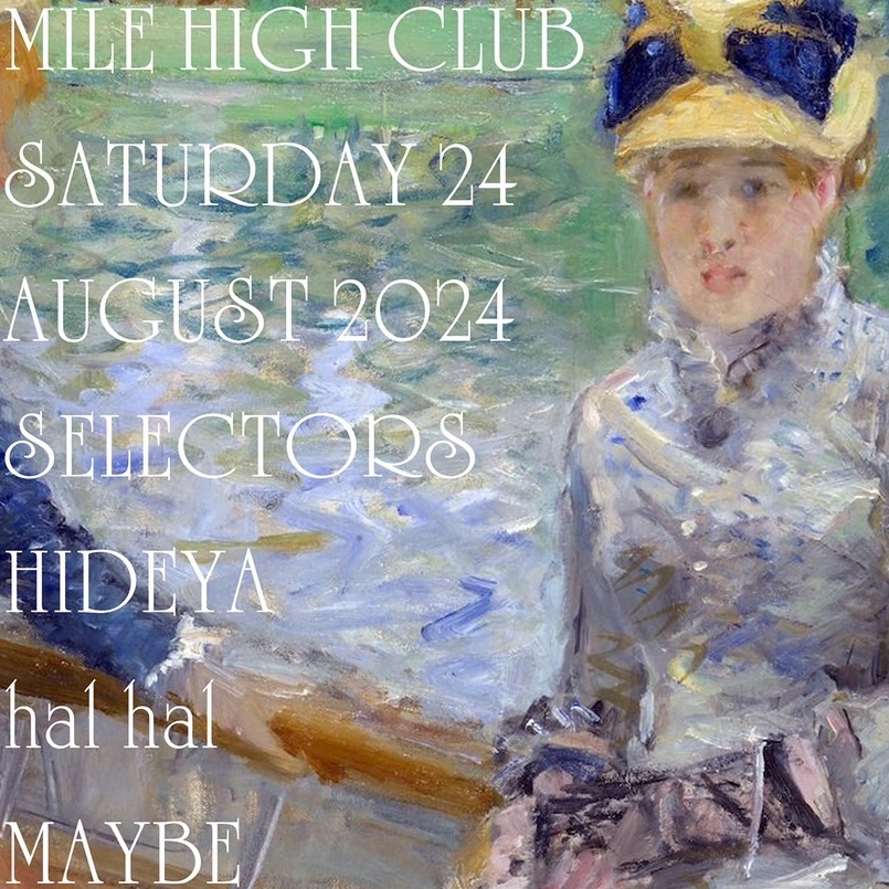 MILEHIGHCLUB202's tweet photo. LONG HOT SUMMER 4
Sat 24 August 2024
7pm ~ 12am
HIDEYA, hal hal & MAYBE
add. ¥1000 with 1drink
at Mile High Club Namba 0677107364
#LHS4 #newwave #postpunk #listeningbar #vinylbar #musicbar #レコードバー #mhc14082024 https://t.co/t7T260s8Ms