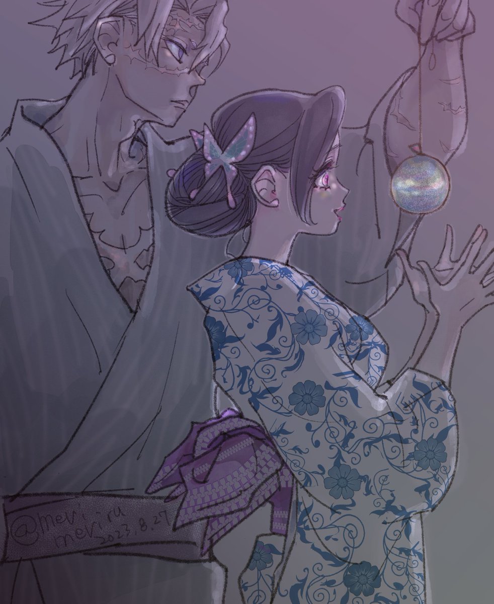 浴衣🍃🌸が終わらないので去年のちょっと加筆したやつ再掲。
#さねカナ