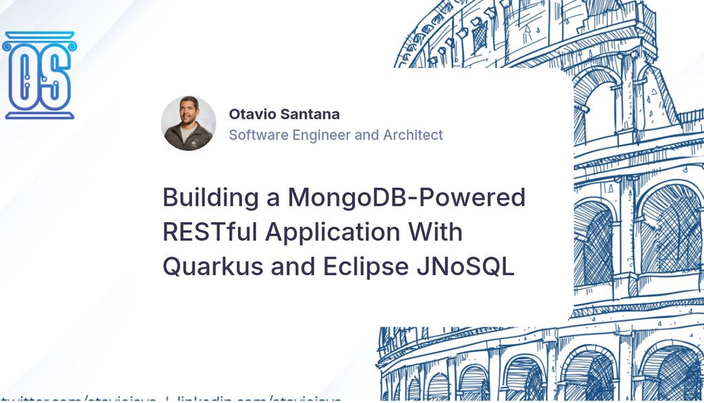 otaviojava's tweet image. This article will explore a practical example demonstrating creating a RESTful API application using MongoDB as the underlying NoSQL database.
Read more 👉 lttr.ai/AV2ZA
#JNoSQL #quarkus #Eclipse #MongoDB