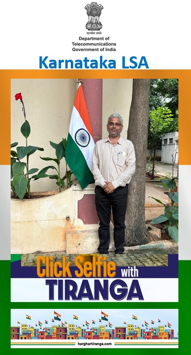 Talk2Rajkumar's tweet photo. @DOTKARNATAKALSA @DoT_India 
Celebrate the spirit of unity and pride with #HarGharTiranga. https://t.co/iAhA5GKFM7
