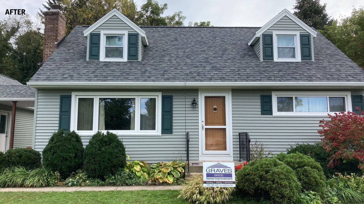 GravesBros's tweet photo. Is your home's exterior in need of an upgrade? Transform your curb appeal with a fresh, durable roof and beautiful new siding from Graves Brothers. Contact us today for an estimate and let us help you love your home even more! 📞 Call us at 844-904-7663 https://t.co/JTcPWjjHFU