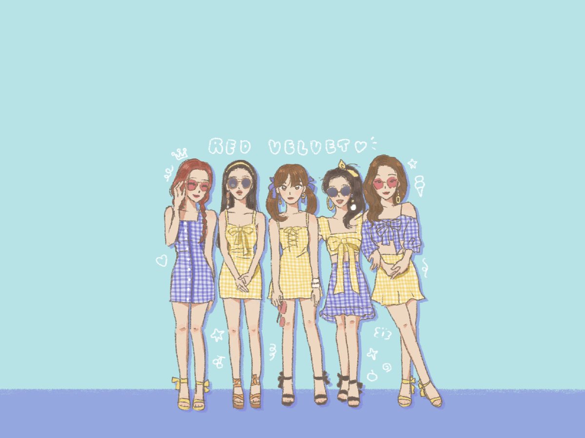 kaewward's tweet photo. #RedVelvet_FANCON_TOUR_inBKK ทำกอวไปแจกไม่ทัน;-; ขอแจกเป็นวอลเปเปอร์ไอแพดไปก่อนนะคะ🥹💘 rt is appreciated ka🛸✨ https://t.co/rnow0bCuCo