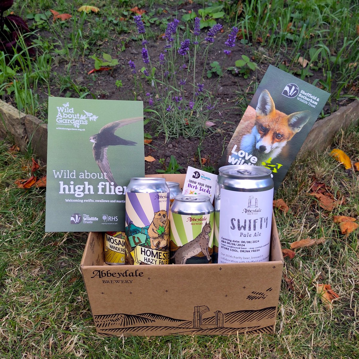 Did you know our subscription box customers receive exclusive beers, otherwise only found in the pub?! This month featured our <a href="/WildSheffield/">Sheffield & Rotherham Wildlife Trust</a> beer - Swifty: Fonio Edition! Along with a selection of our latest releases &amp; familiar faves. Join the club at abbeydalebrewery.co.uk/shop🍻