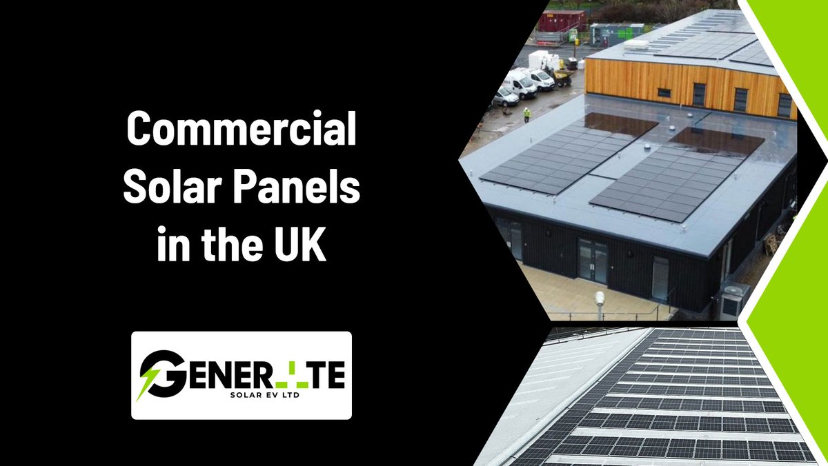GenerateSolarEV's tweet image. Commercial Solar Panel Installers. We offer a range of solar panel solutions, with 99.9% efficiency, to suit all types of commercial premises with inverters ranging from 20kw to 150kw #SolarPower #SolarEnergy #BusinessSolutions  generate-solarev.co.uk/commercial-sol…