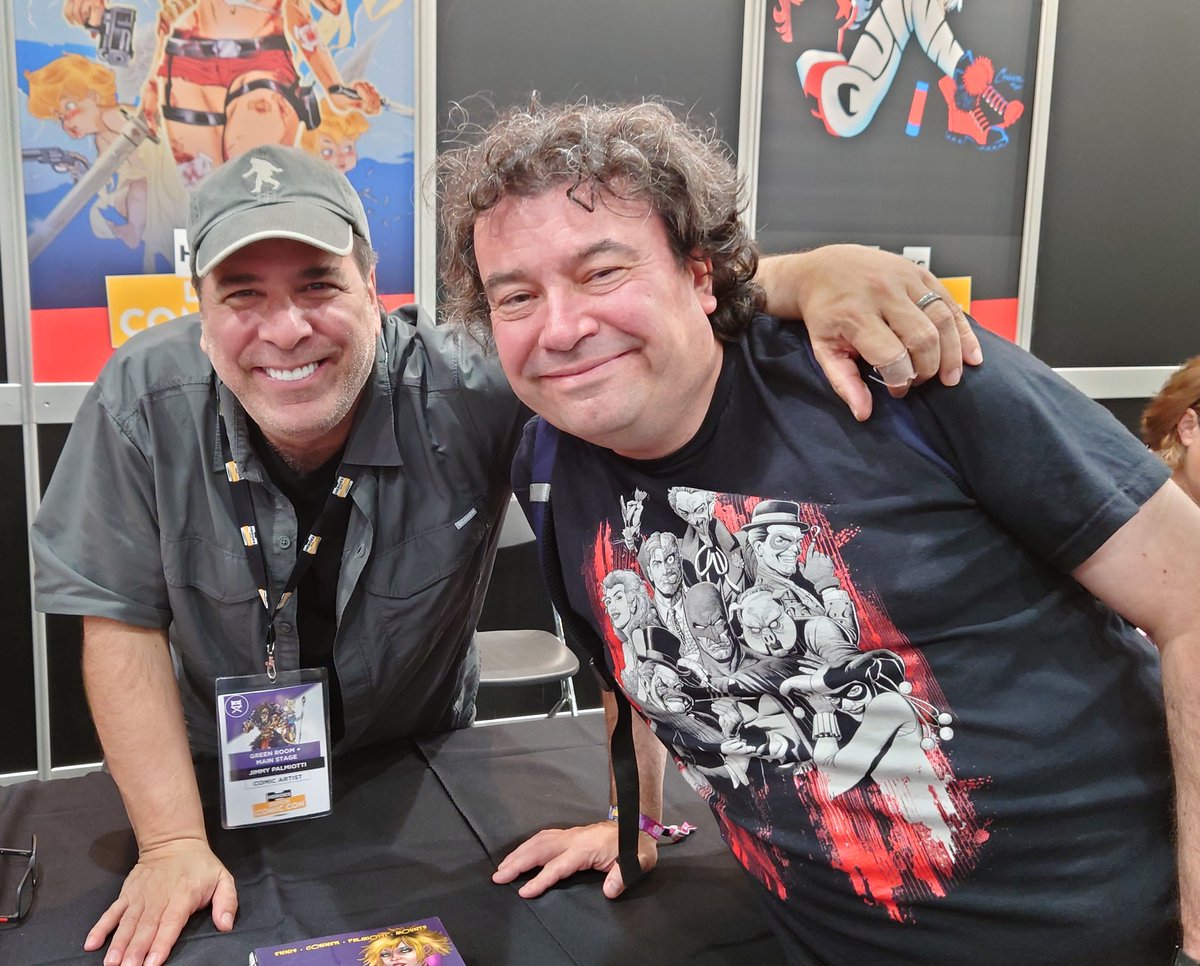 amelsvoort_theo's tweet image. Happy Birthday to Mr @jpalmiotti !🎉🍺✏️
One of the nicest people in comics you could ever meet! ( The other one being Amanda Conner of course 😉😊)