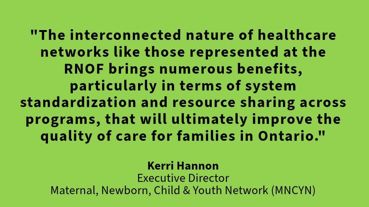 PCMCH_ON's tweet photo. The Regional Networks Operational Forum (RNOF) connects and coordinates care providers across Ontario’s six maternal-child health networks for the benefit of perinatal and paediatric care. Learn more: https://t.co/e3oVOADgnP https://t.co/m4rLebO7i4