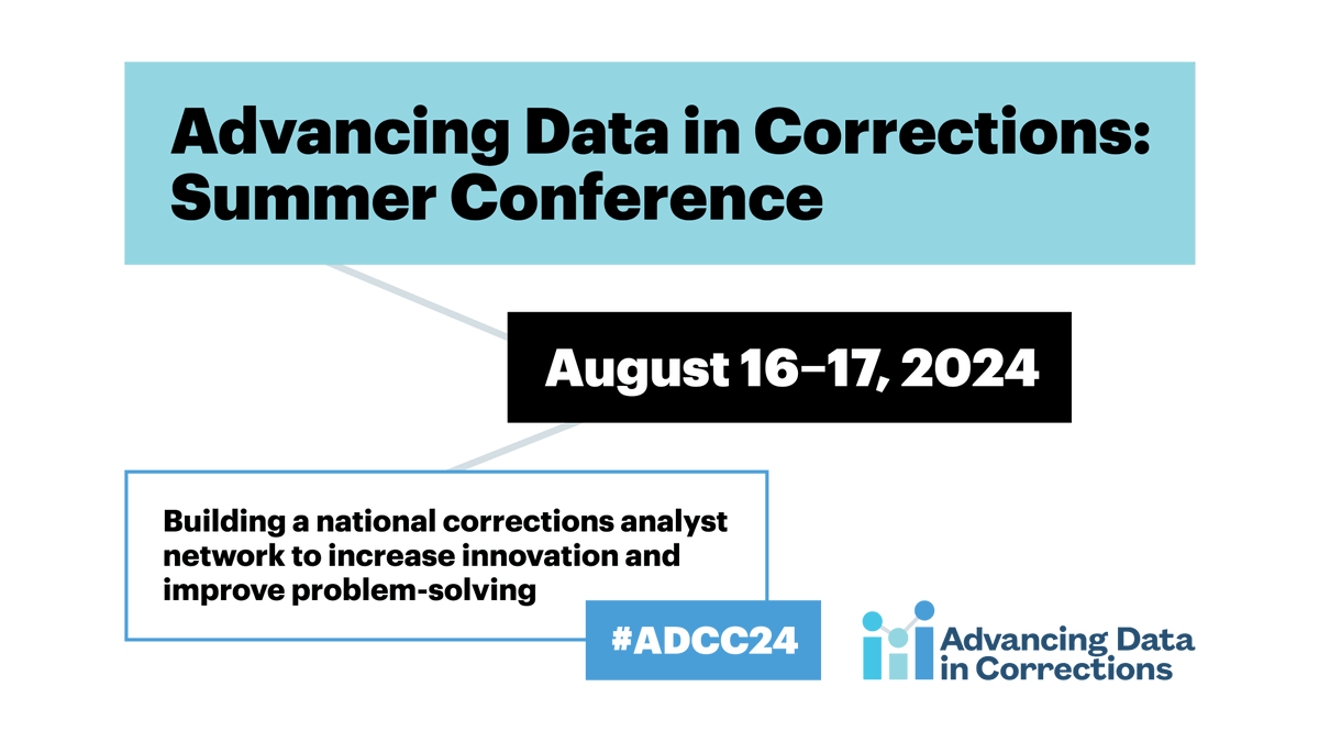 CSGJC's tweet photo. Later this week, we are bringing together research directors and corrections analysts from across the country at #ADCC24 as part of the #AdvancingDataInCorrections initiative. Learn more about this initiative by visiting https://t.co/NZxQTUfGP3 https://t.co/PTX1kOSUtr