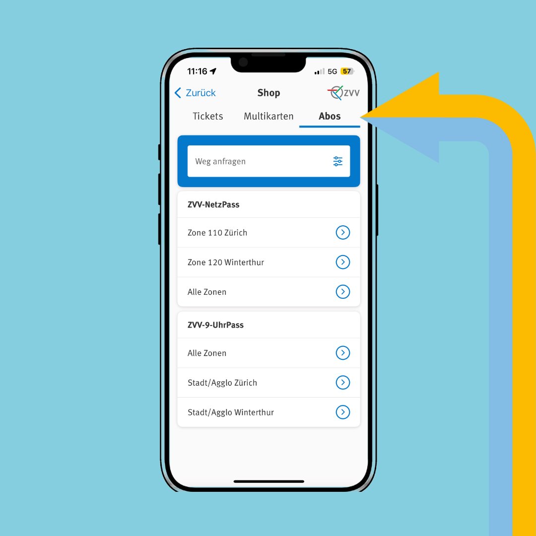 Die Zürcher Sommerferien sind bald vorbei. ☀️ Hast du dein ZVV-Abo bereits gekauft oder verlängert? Wenn nicht, kannst du das ganz einfach in der ZVV-App unter Tickets ➡️  Shop ➡️  Abos oder im Webshop unter zvv.ch/abokauf machen. 🎫

#zvvgemeinsamvorwärts #öv