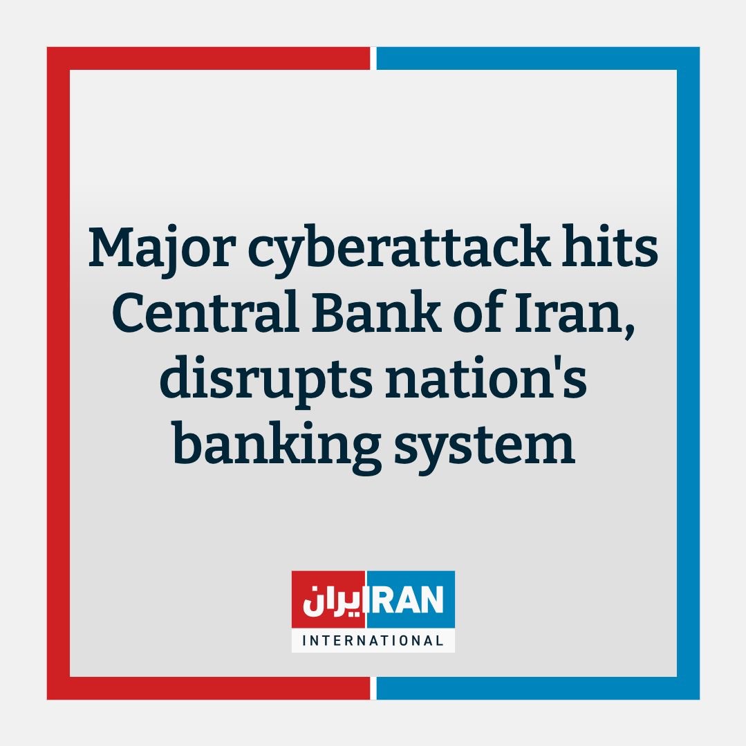 JUST IN: Iran's central bank and several other banks were hit with major cyberattacks, disrupting the country’s banking system.  

🇮🇷 needs #Bitcoin