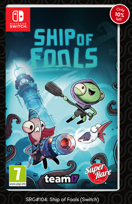 Ship of Fools π (@shipoffoolsgame) on Twitter photo For those who didn't know, the physical copy of Ship of Fools is available on <a href="/SuperRareGames/">Super Rare Games</a>. Only 10% of the produced copies for Switch remain!
superraregames.com/products/srg-1β¦ For those who didn't know, the physical copy of Ship of Fools is available on <a href="/SuperRareGames/">Super Rare Games</a>. Only 10% of the produced copies for Switch remain!
superraregames.com/products/srg-1β¦