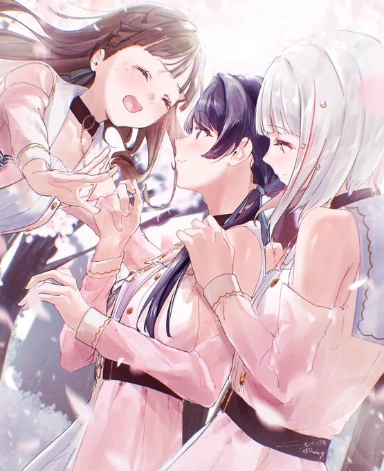 桜の花びらが舞い上がる頃には #蓮ノ空美術部