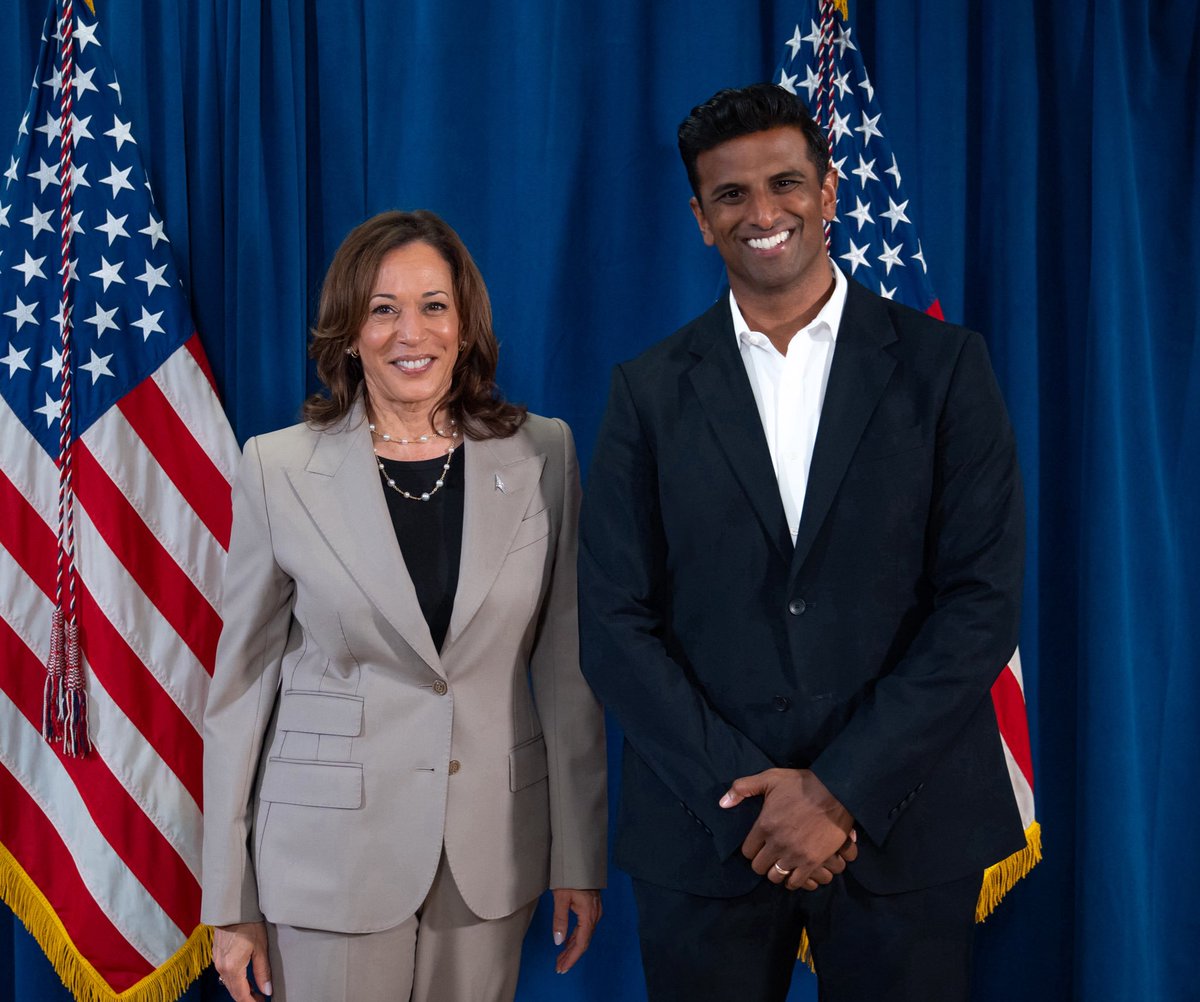 John Purakal, MD (@johnpurakal) on Twitter photo As a doctor who advocates for health equity, reproductive rights & reducing gun violence, I was honored to meet <a href="/KamalaHarris/">Kamala Harris</a>, who fights for these ideals every day.
As a dad to 2 girls who are proud to look like her, I’m all in to protect their futures.
Go get ‘em, Auntie! 🇺🇸 As a doctor who advocates for health equity, reproductive rights & reducing gun violence, I was honored to meet <a href="/KamalaHarris/">Kamala Harris</a>, who fights for these ideals every day.
As a dad to 2 girls who are proud to look like her, I’m all in to protect their futures.
Go get ‘em, Auntie! 🇺🇸