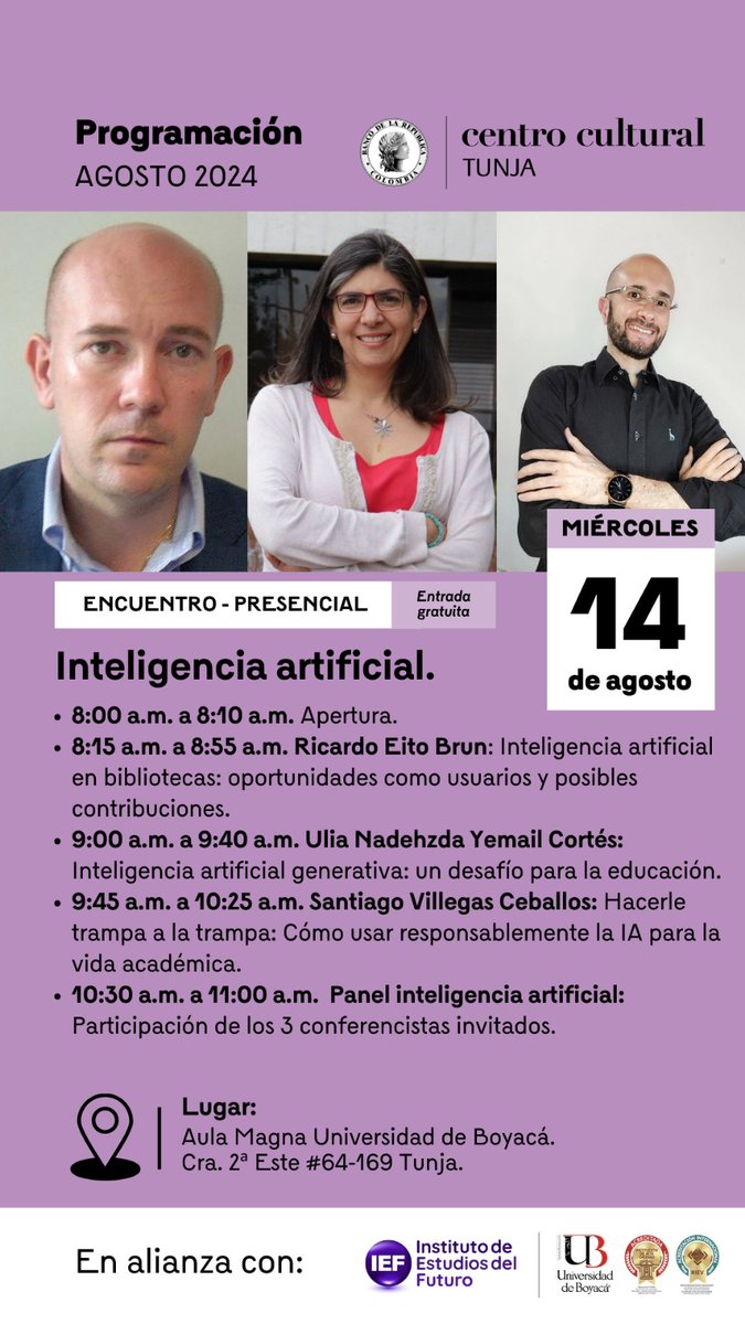 Gracias al <a href="/Banrepcultural/">Banrepcultural</a> por la invitación a conversar sobre un tema cada vez más vigente