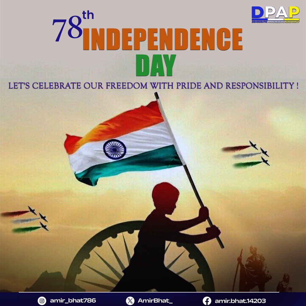 LET'S CELEBRATE OUR FREEDOM WITH PRIDE AND RESPONSIBILITY!