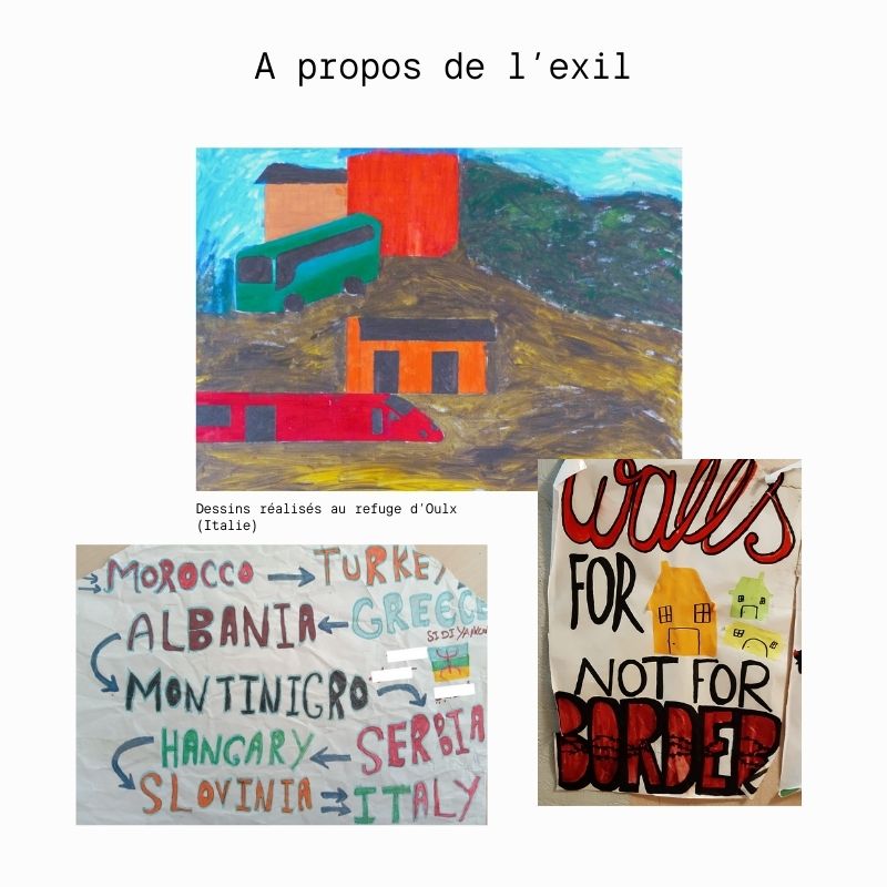 tousmigrants's tweet photo. [SPEAK OUT -ÉPISODE 21]

Des dessins  de personnes exilées passées par des refuges, à Oulx en Italie, à  Briançon mais aussi par des campements du dunkerquois et du calaisis qui  abordent le pays de départ, l'exil, le parcours, la famille et les  luttes.

https://t.co/iLQoPkKs40 https://t.co/MLLl8zrqSI