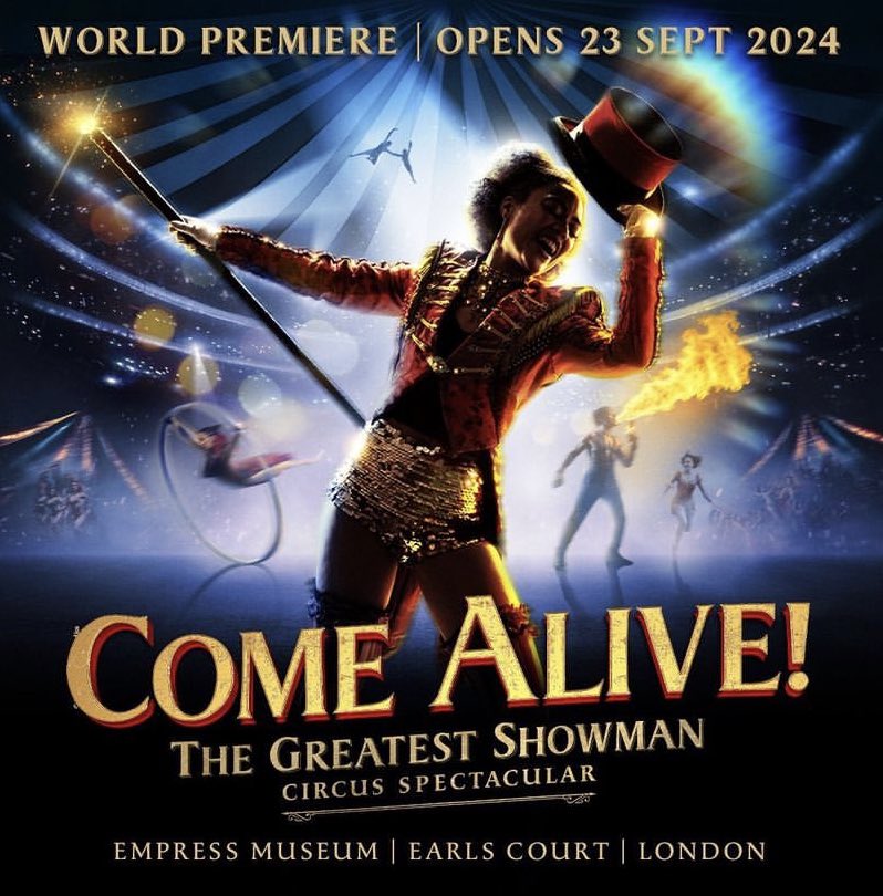 Roll up, roll up! Get ready for what promises to be a spectacular and exciting new show with our amazing @fallonmondi as a featured singer and cover Max!