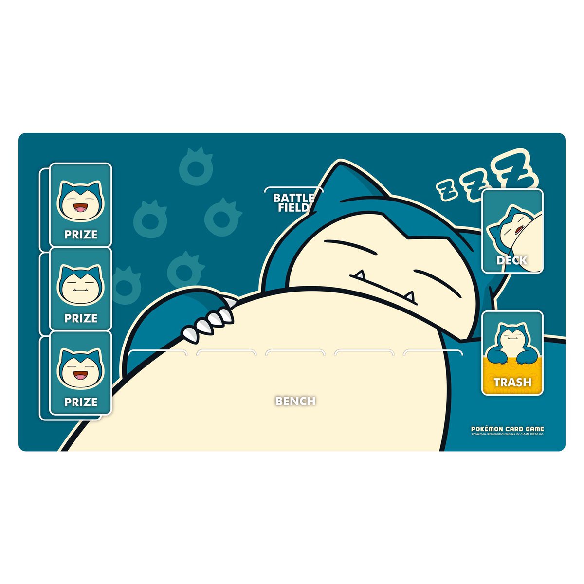 First look at New Snorlax Sleep Playmat and Deck Box Releasing in Korea!   #PokemonTCG