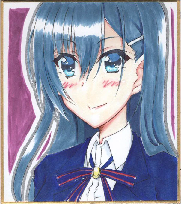 #みなさん2年前の今頃はどんな絵描いてましたか毎週欠かさず観てたエクハから1番好きな子の雪乃さんとリメイクで描いてたヴィヴィ&amp;はやでしたw 