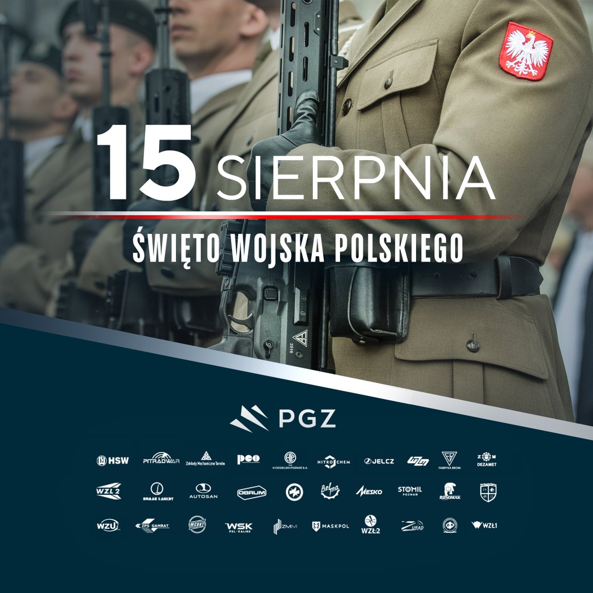 PIT-RADWAR S.A. (@pitradwar_pgz) on Twitter photo 15 sierpnia: Święto Wojska Polskiego, w rocznicę zwycięskiej Bitwy Warszawskiej 1920 r.
Wszystkim żołnierzom Sił Zbrojnych RP dziękujemy za służbę na rzecz wzmacniania bezpieczeństwa Rzeczypospolitej!
#Rzeczpospolita #Polska <a href="/MON_GOV_PL/">Ministerstwo Obrony Narodowej 🇵🇱</a> <a href="/MAPGOVPL/">Ministerstwo Aktywów Państwowych 🇵🇱</a>
#WojskoPolskie #PGZ 15 sierpnia: Święto Wojska Polskiego, w rocznicę zwycięskiej Bitwy Warszawskiej 1920 r.
Wszystkim żołnierzom Sił Zbrojnych RP dziękujemy za służbę na rzecz wzmacniania bezpieczeństwa Rzeczypospolitej!
#Rzeczpospolita #Polska <a href="/MON_GOV_PL/">Ministerstwo Obrony Narodowej 🇵🇱</a> <a href="/MAPGOVPL/">Ministerstwo Aktywów Państwowych 🇵🇱</a>
#WojskoPolskie #PGZ