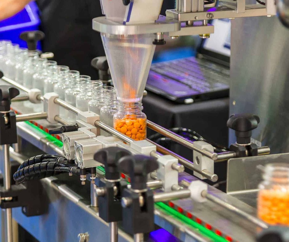 Dynamic3PL's tweet image. Boost your brand with our supplement bottle and pouch filling services! From gummies to vitamins, we ensure precision, quality, and compliance. Ready to scale your product line? Let’s make it happen! #SupplementPackaging #QualityFirst #3PL
