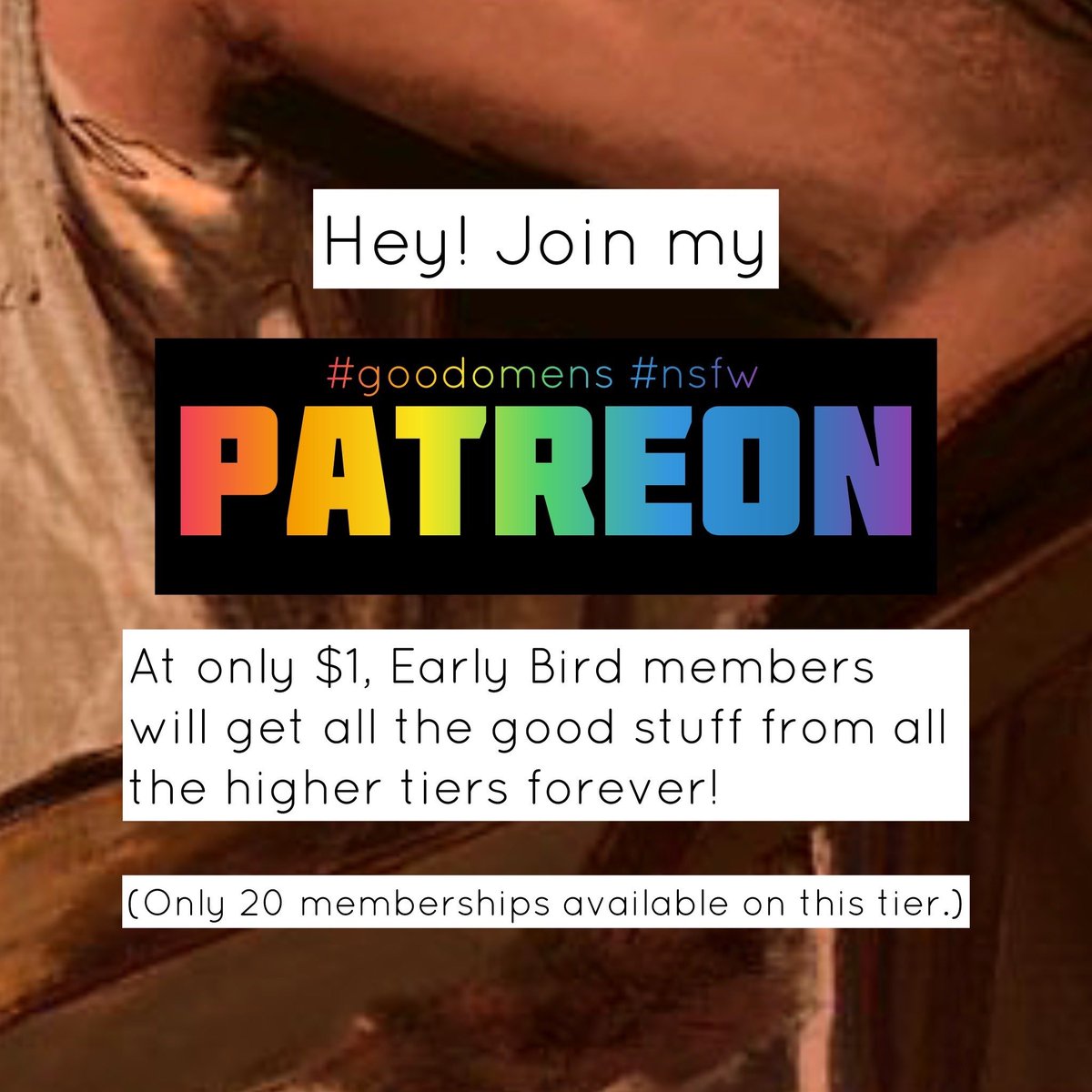 tismrot's tweet photo. Join me if you like sex, drugs, dystopia and angel porn!
https://t.co/SttSznjgx3

#goodomens #goodomensnsfw #aziracrow #aziraphale #crowley https://t.co/PJKn695LQg