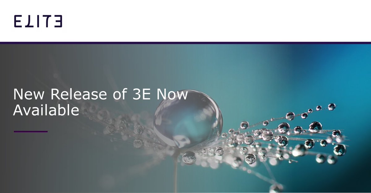 EliteLink's tweet photo. The newest release of 3E cloud delivers performance and efficiency updates. 3E 5.4.0 will be in live instances August 13-16.

Discover the power of 3E. Schedule a demo today : https://t.co/IV3pfRcqBV
 
#legaltech #cloud #SaaS #3E https://t.co/qIR4oziVLF