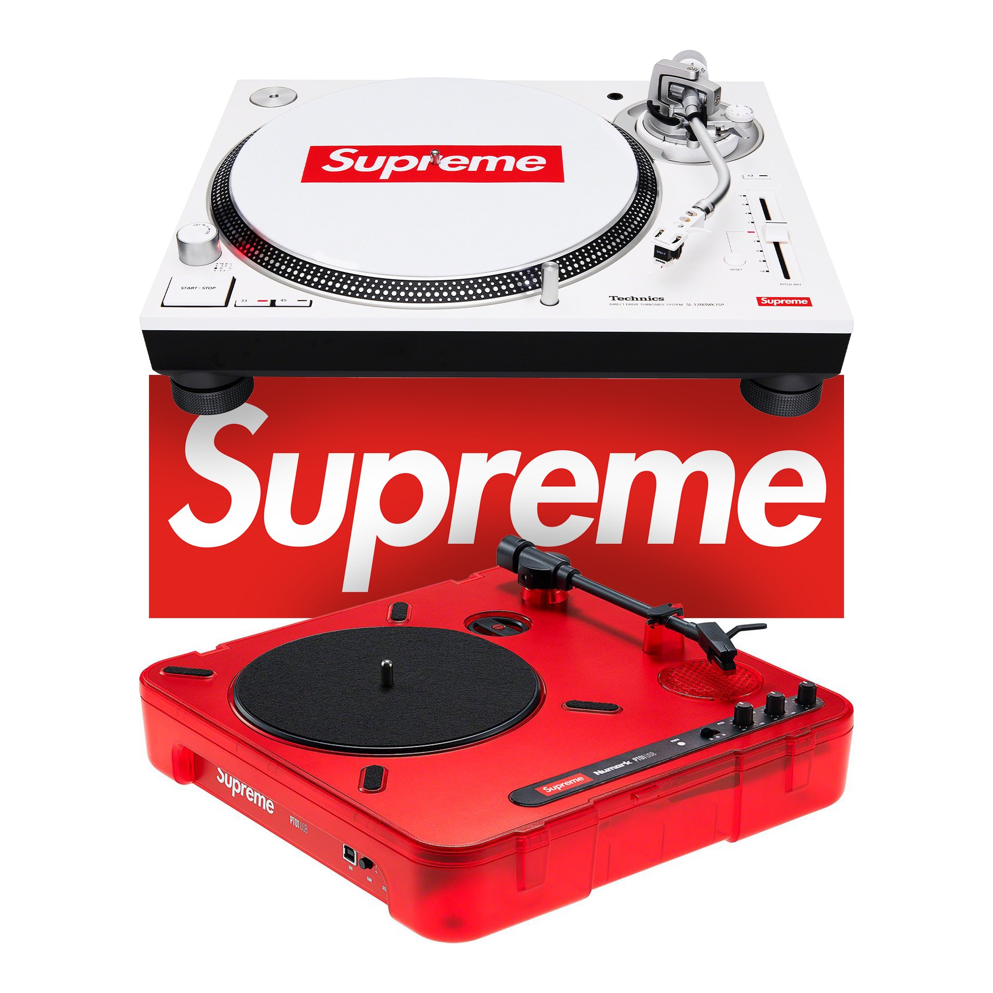 Supreme ほしい Numark PT01 Portable Turntable Supreme ほしい Numark PT01 Portable Turntable